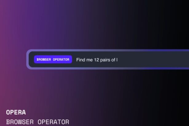 Screenshot of "Browser Operator," a native AI agent designed to perform tasks for users directly within the Opera browser using agentic artificial intelligence advancements that preserve privacy.