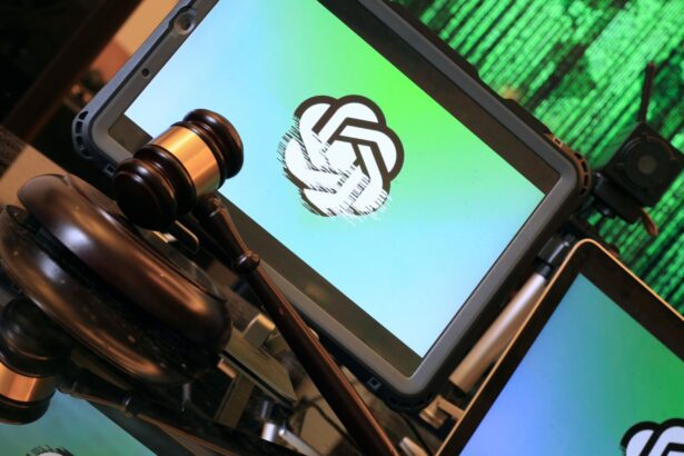 Photo of a judge gavel in front of the ChatGPT logo as new study from the AI Disclosures Project indicates the GPT-4o model from OpenAI demonstrates a recognition of paywalled and copyrighted data from O'Reilly Media books, according to the research.