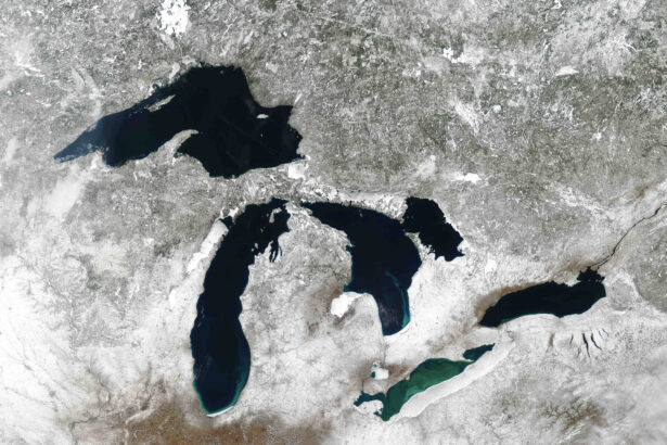 Illustrative satellite image for article on Loran timing