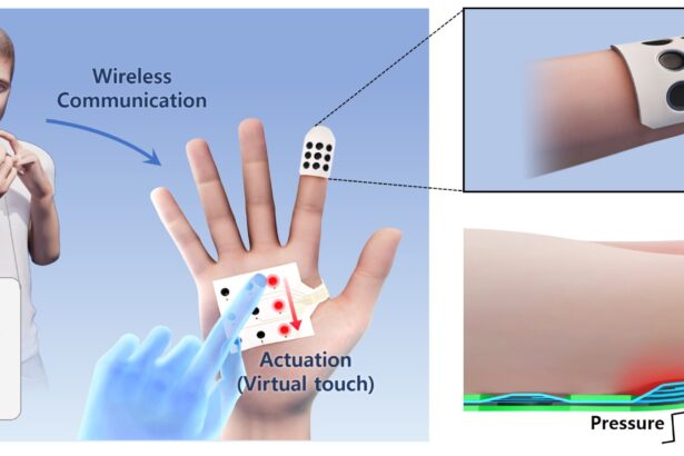 A flexible haptic patch lets you feel the virtual world