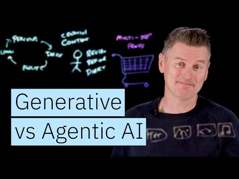 Agentic vs. Generative AI: Developing the Future of AI Cooperation