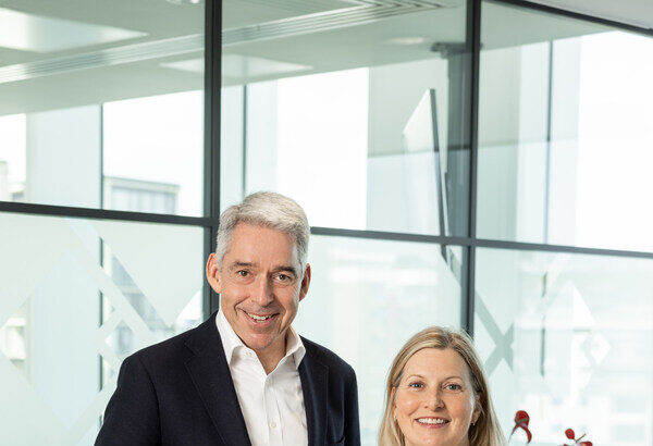 Andrew Sibbald, Managing Director and Head of Europe at Warburg Pincus and Kathryn Purves, Chief Executive Officer at Aztec Group.