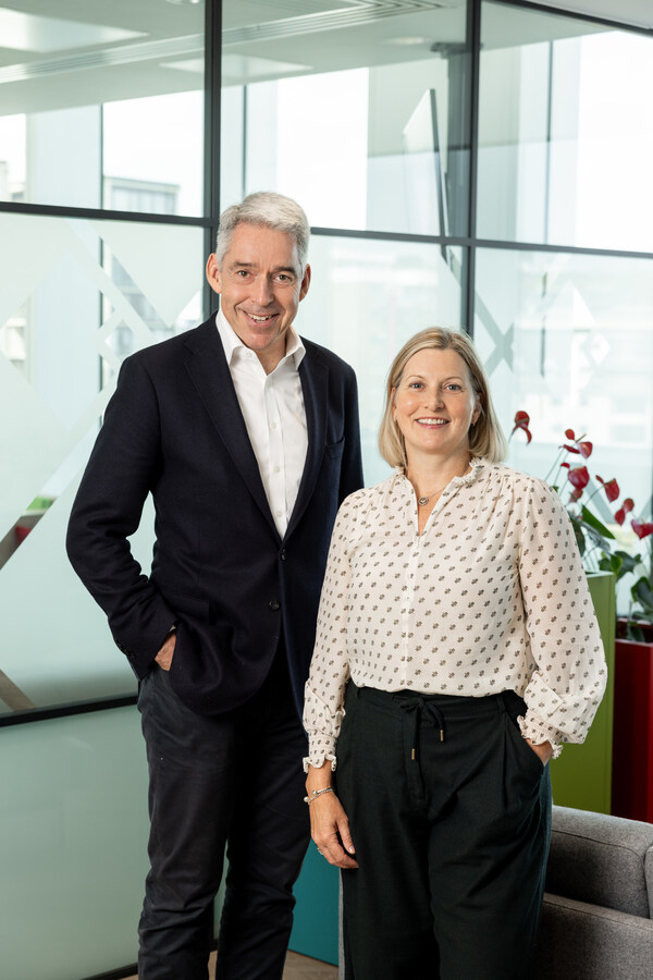 Andrew Sibbald, Managing Director and Head of Europe at Warburg Pincus and Kathryn Purves, Chief Executive Officer at Aztec Group.