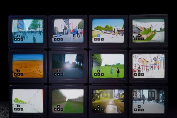 Screenshot of virtual TVs as London-based AI lab Odyssey launches a research preview of a model transforming video into interactive worlds.