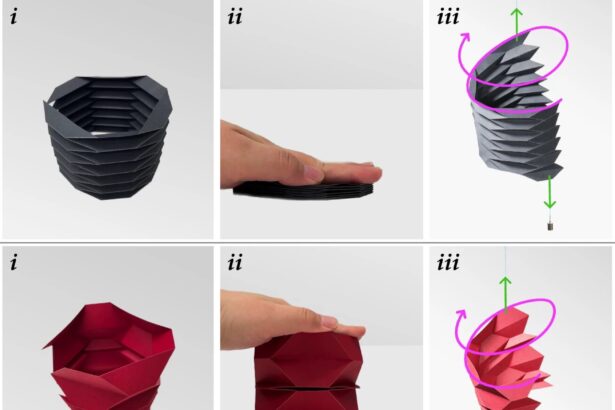 Origami points to new materials that 'breathe' and twist on command