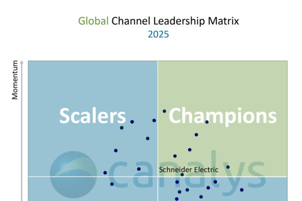 Schneider Electric named Champion in Inaugural Canalys Global Channel Leadership Matrix