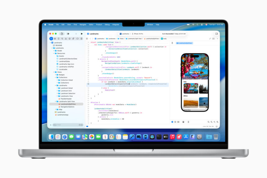 Apple announced new technologies and enhancements to its developer tools to help developers create more beautiful, intelligent, and engaging app experiences across Apple platforms.