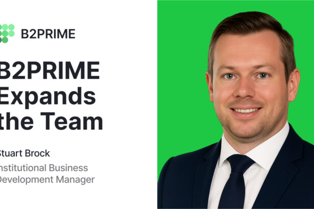 B2PRIME Appoints Former oneZero Sales Head Stuart Brock as Institutional Business Development Manager