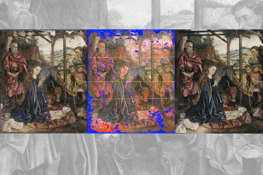 Have a damaged painting? Restore it in just hours with an AI-generated 'mask'