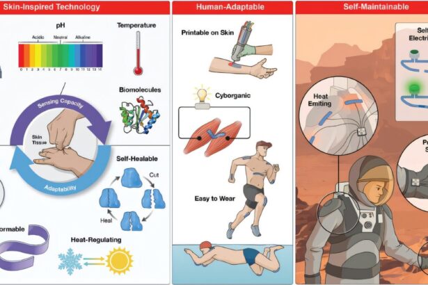 Self-healing electronic material uses graphene and polymer blend to mimic skin