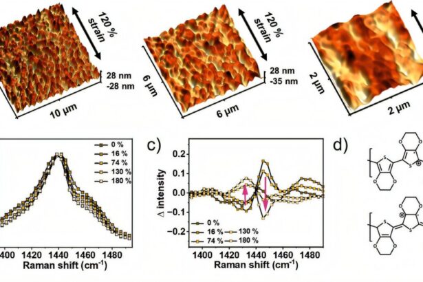 Conductive polymer optimized for wearable biosensors