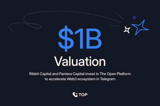 The Open Platform is first unicorn in Web3 ecosystem in Telegram at $1bn valuation