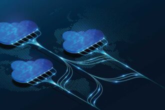 Multiple cloud symbol vector illustration, 2D cloud, 3D cloud, multi-cloud work connected data.