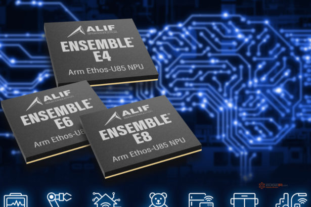Alif microcontrollers enable genAI on ultra-low-power edge devices