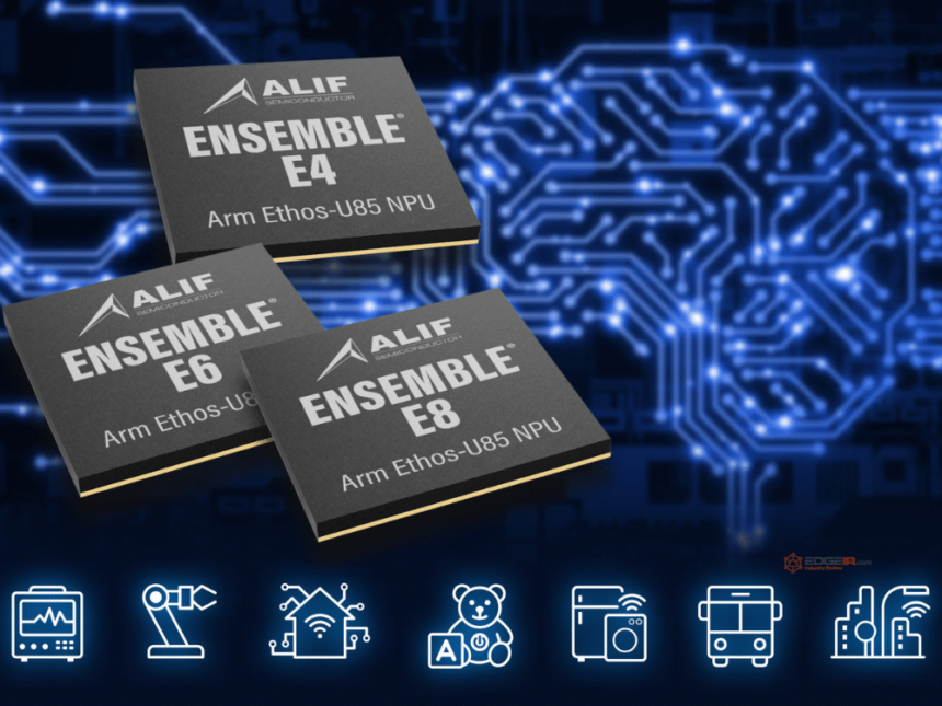Alif microcontrollers enable genAI on ultra-low-power edge devices