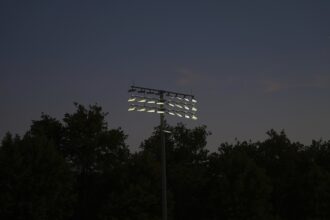 At the US Open, tennis stars shine under dark sky-friendly outdoor lights