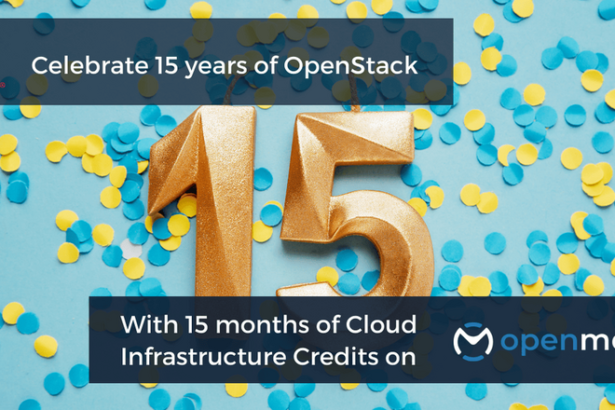 Celebrate 15 Years of OpenStack with OpenMetal Cloud Infrastructure Credits