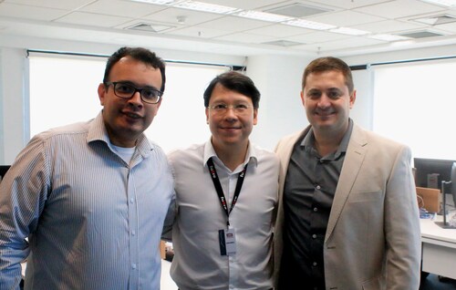 Fu2re partners: Thiago Cazes, André Sih, and Rodrigo Ferreira