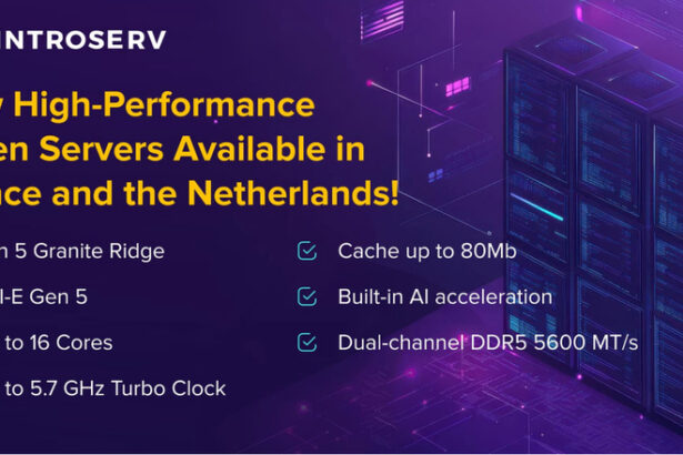 INTROSERV Launches High-Performance AMD Ryzen 9 Servers in Europe
