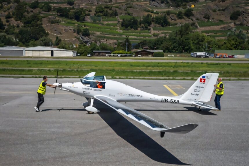 Swiss pilot surpasses solar-powered plane altitude record