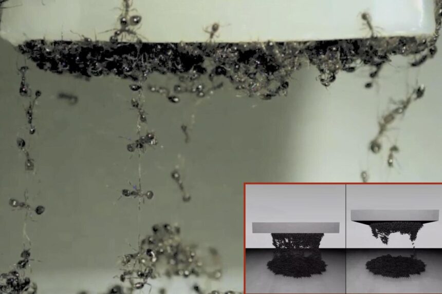 Ant swarm simulation unlocks possibilities in materials engineering, robot navigation and traffic control