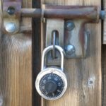 Image of locked door to illustrate PKI management package from GlobalSign CA.