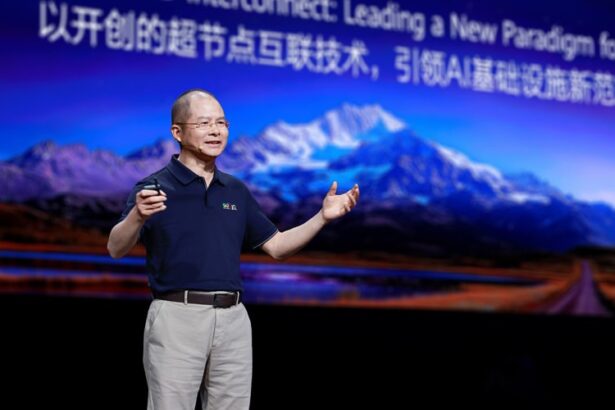 Eric Xu, Huawei's Rotating Chairman, during his keynote at the recent Huawei Connect 2025.