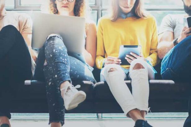 open office mobile devices adults roaming