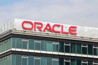 Oracle sign on building