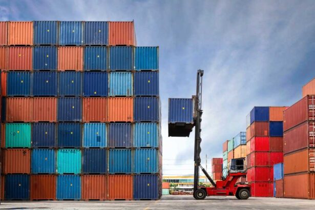 shipping trucking container supply chain shutterstock 402767335