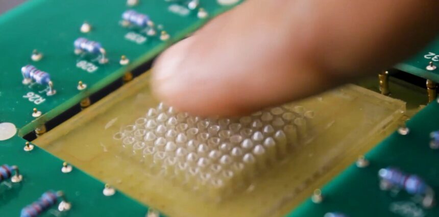 Tiny explosions and soft materials make onscreen braille more robust