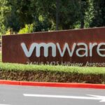 Schild von VMware am Hauptsitz der Company