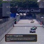 Screenshot of Formula E data insights being driven by Google Cloud Gemini AI as the partners expand their work to sustain net zero targets by driving efficiency across its global logistics and commercial operations.