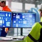 Man Working In Power Plant Electricity Generation