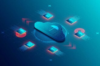 Cloud Computing Disaster Recovery Solutions Concept - Cloud DR - Services Companies Use for the Purpose of Backing Up Resources into a Cloud Environment - 3D Illustration