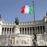 Italy government Parliament Rome Roma flag