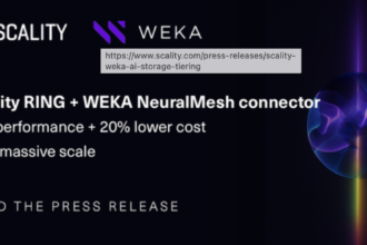 Scality and WEKA unveil jointly validated AI storage solution