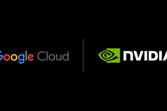 Google Cloud and NVIDIA logos as, at the Google Cloud Next conference, the companies outlined their hardware roadmap designed to address the cost of AI inference at scale.