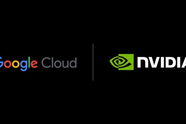 Google Cloud and NVIDIA logos as, at the Google Cloud Next conference, the companies outlined their hardware roadmap designed to address the cost of AI inference at scale.